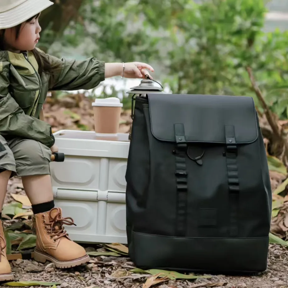 حقيبة ظهر نورديك غاستون لوجا مقاومة للماء ذات سعة كبيرة مقاس 6 بوصة للكمبيوتر المحمول للرجال والنساء، حقيبة ظهر للتنقل