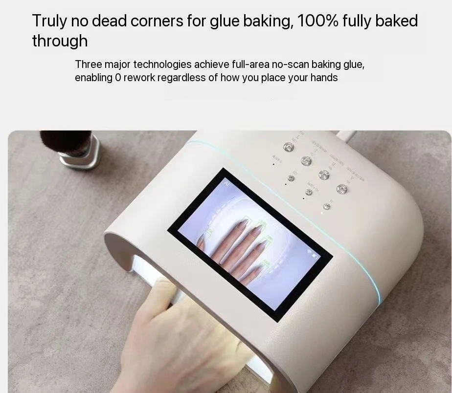 UV nail lamp, synthetic nail baking lamp with no dead corners, no hand damage phototherapy lamp