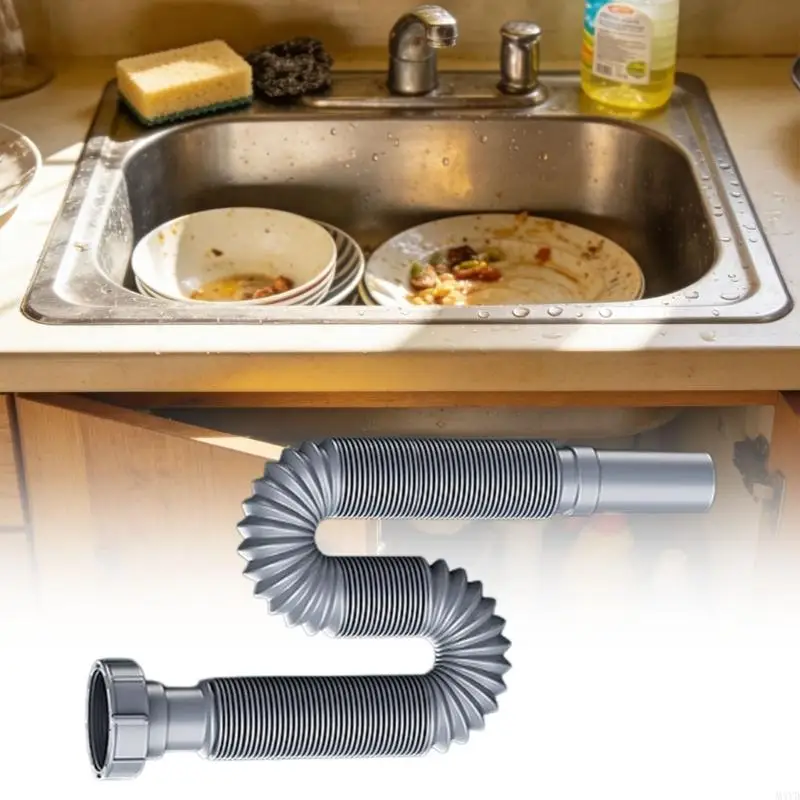 

Сливная труба для кухонной раковины с боковым выпуском против запаха, сменная труба для сточных вод для кухонной мойки, машины