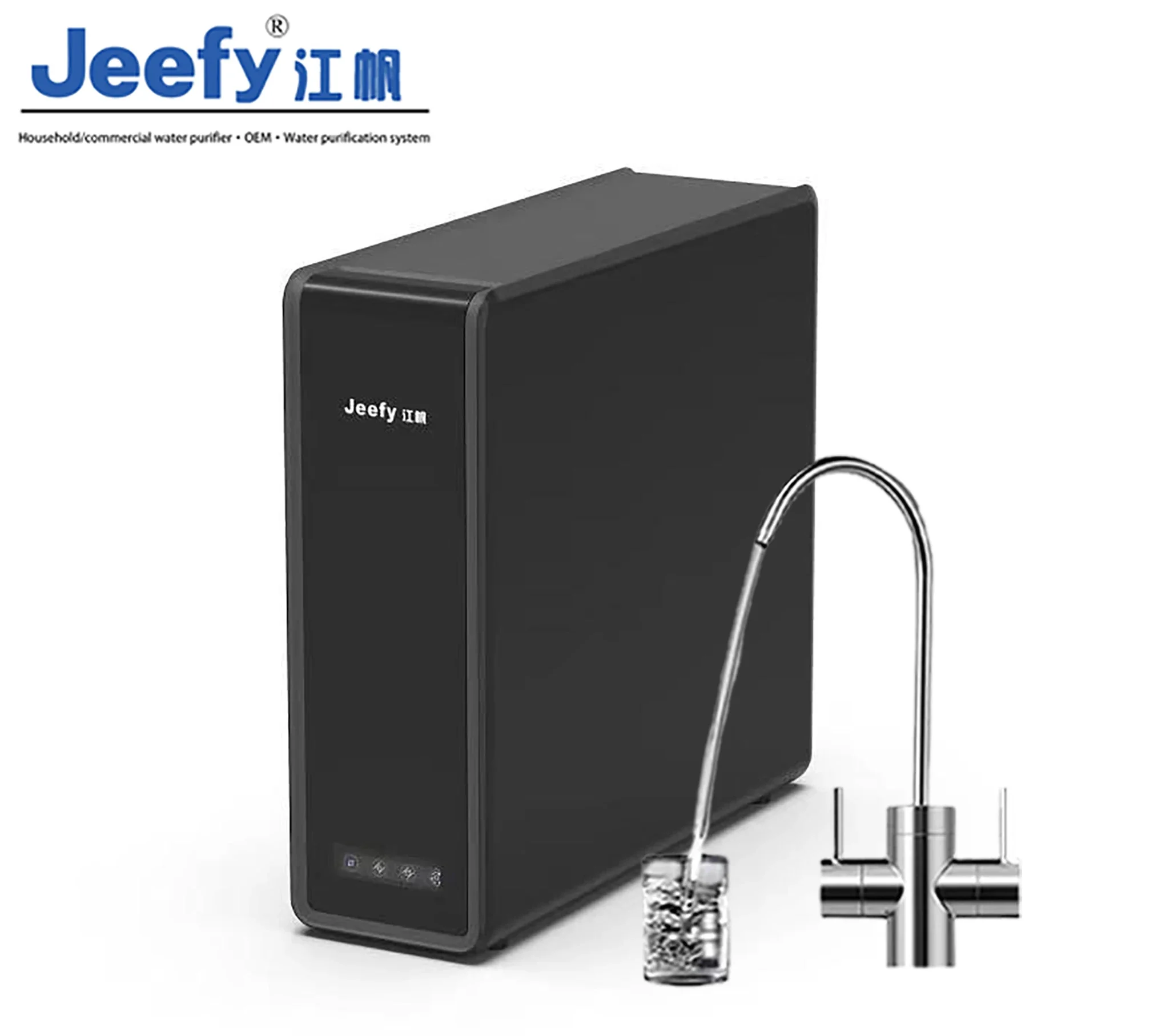 تحت الحوض 800G منقي مياه عالي التدفق بدون خزان مع فلتر للمطرق المائية المتكاملة سهلة التركيب