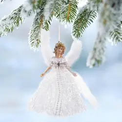 Christmas Angel Doll Hanging Ornaments Christmas Tree Pendant New Year 2024 Xmas Kids Gifts Home Decoration Navidad Noely