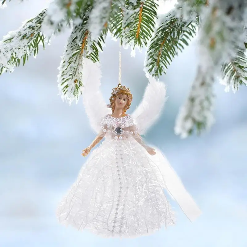 Christmas Angel Doll Hanging Ornaments Christmas Tree Pendant New Year 2024 Xmas Kids Gifts Home Decoration Navidad Noely