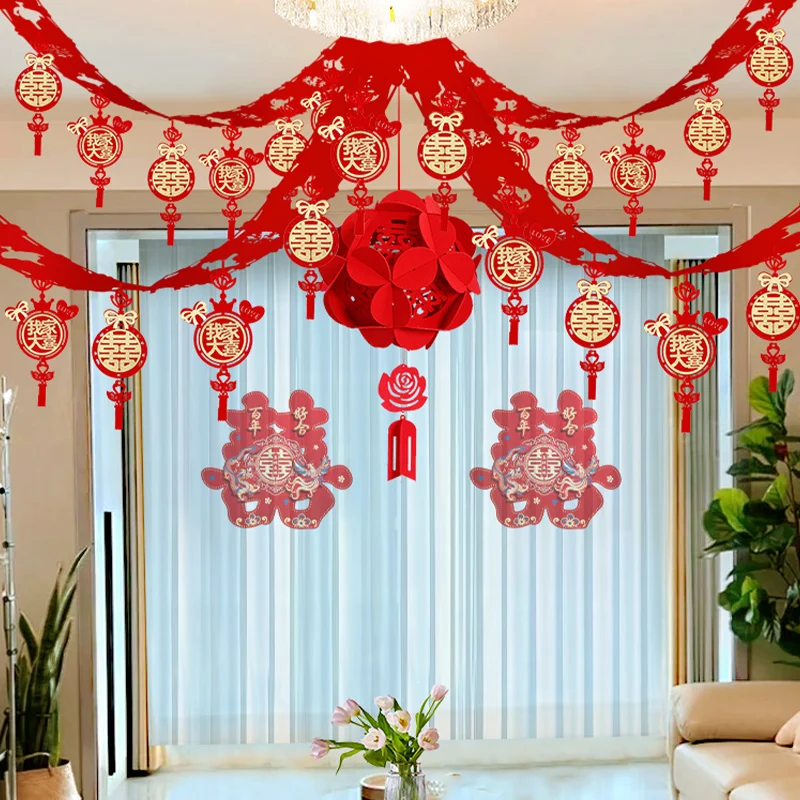 wedding-living-room-decoration-set-wedding-room-arrangement-roof-ceiling-latte-wedding-roof-rural-new-house