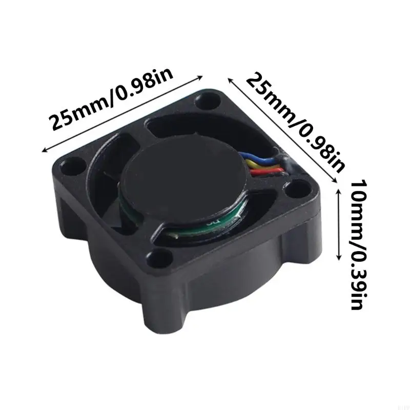 E1pf Double Bearing 25x25x10mm 5V 0.22A 15500RPM Quạt làm mát quạt làm mát máy tính