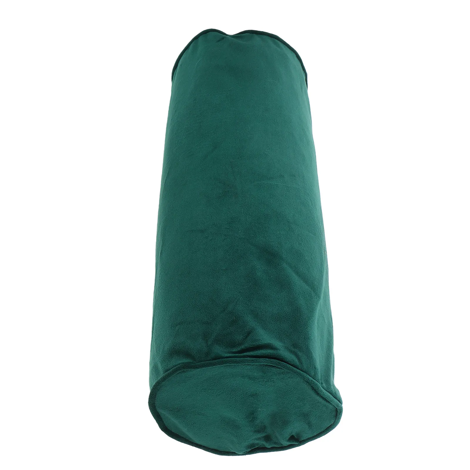 Neck Roll Pillow Cover Round Cylinder Design Zippered Easy Clean for Travel Bedroom Living Room 40x15cm Supportive Bolster Cover