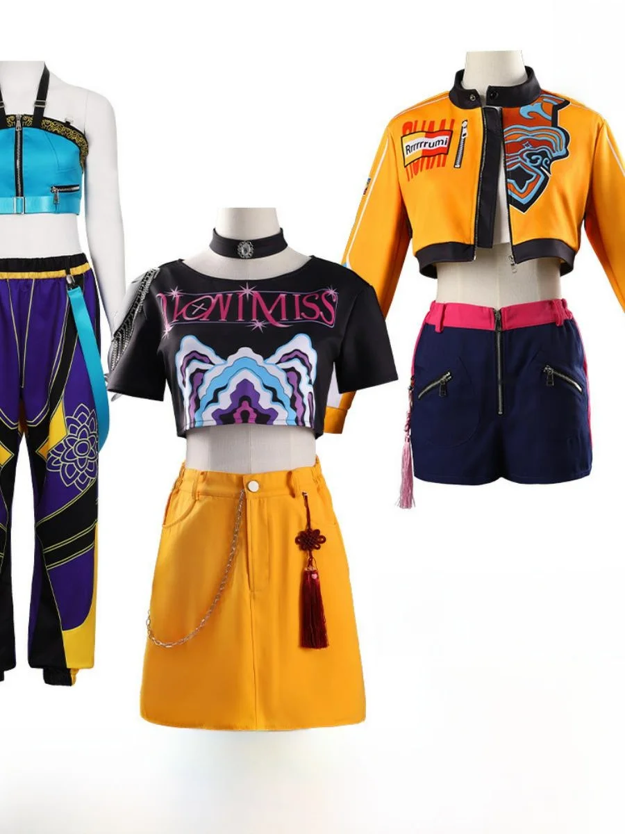 

Halloween Cosplay Outfit KPOP Witch Girl Group Performance Costume Christmas Show Costume Polyester Material Adult Size