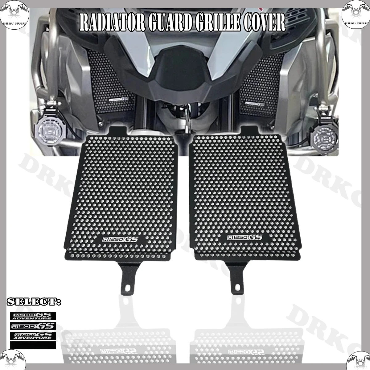 

Для BMW R1200GS/R1250GS Adventure/Rallye/Exclusive TE мотоциклетная защита радиатора-защитная решетка аксессуары