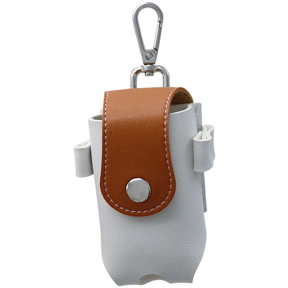 

Golfing Bag Premium Pu Portable Reusable Elastic Storage For Sports Tees Pouch Practical Golf Accessories