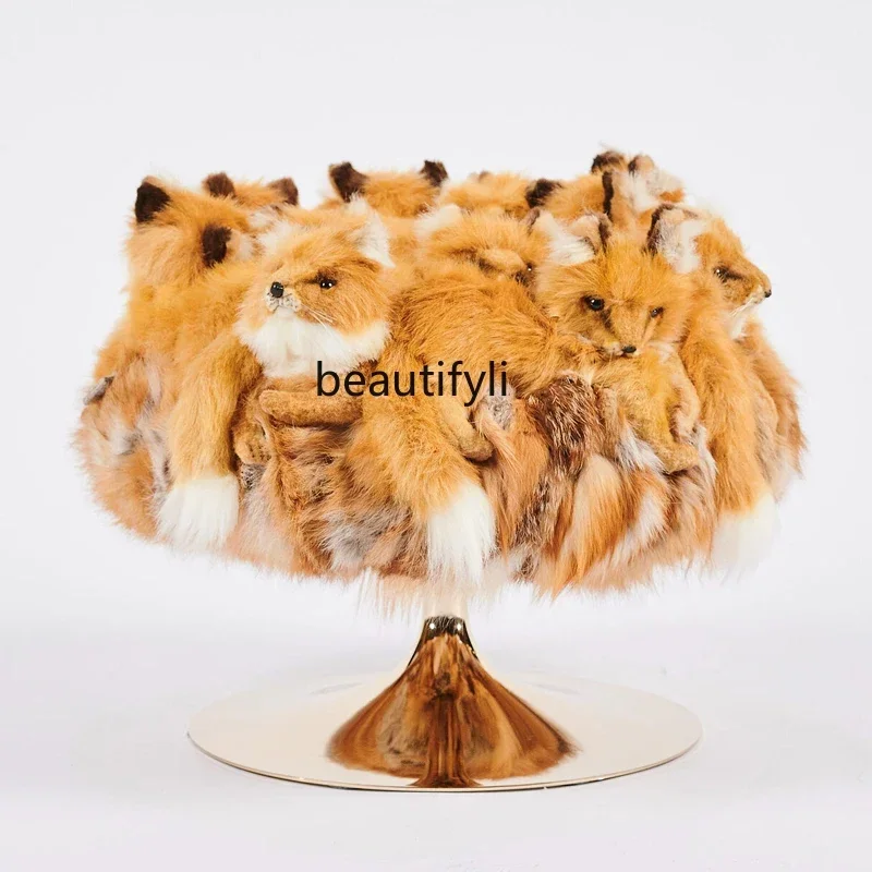 V Designer Single Seat Animal Single Chair Art Creative Sofa Chair Italian Light LuxuryAA