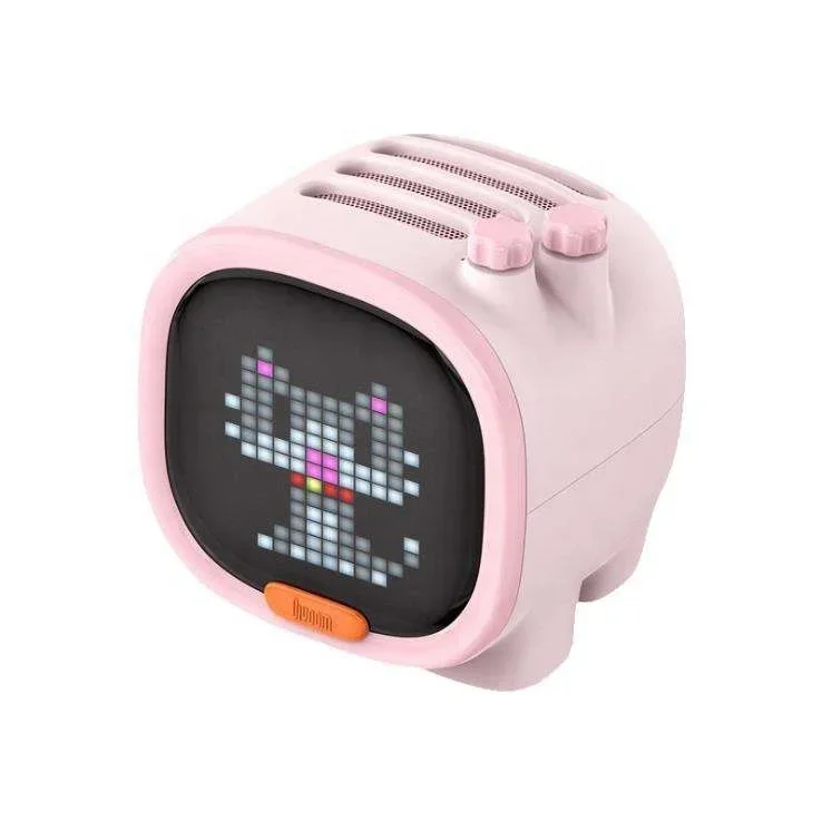 Divoom Tivoo Pixel Art Wireless Elephant Speaker Clock Cute Cartoon Gadgets Desktop Decoration With Led Screen Gift Box