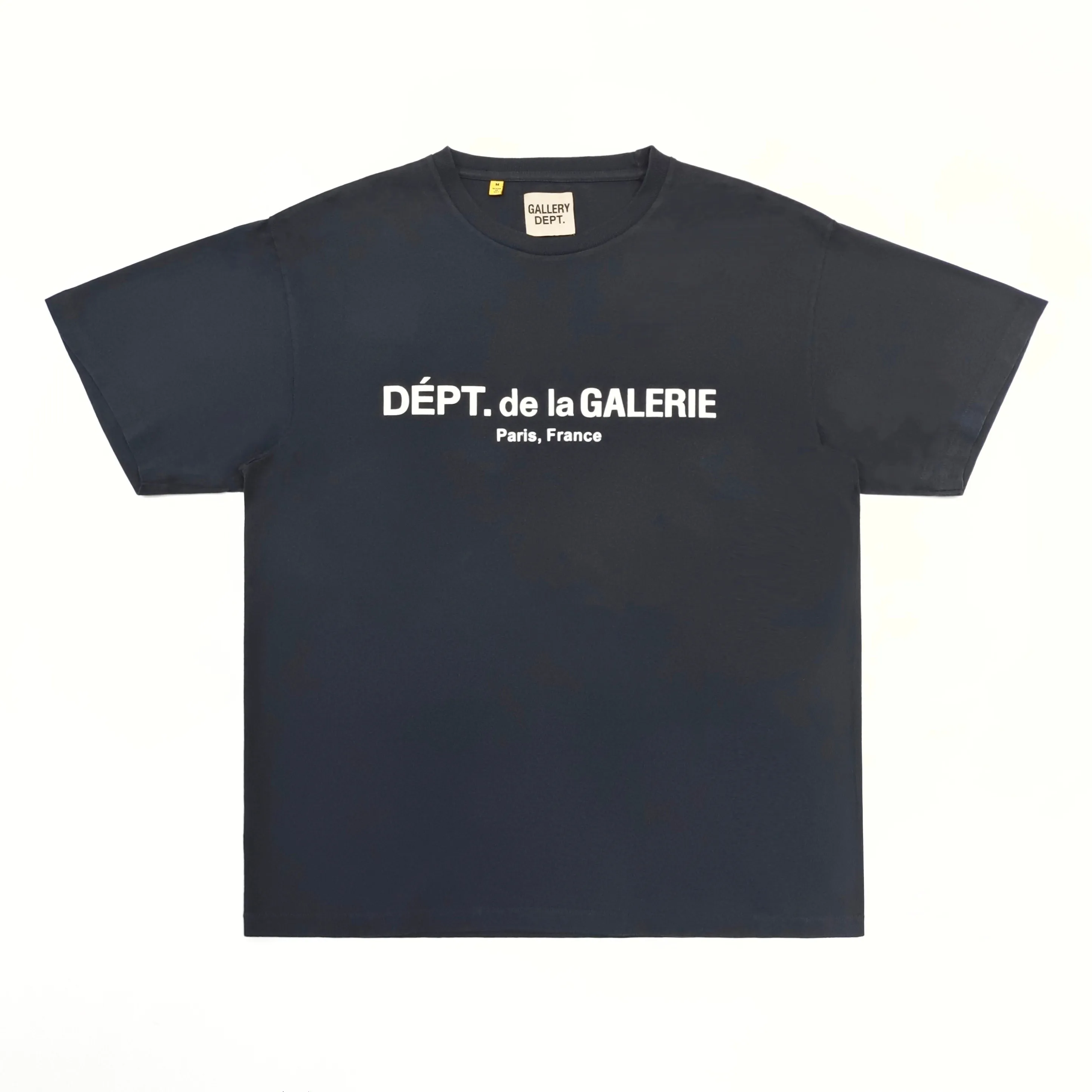 Gallery Dept Flocking French Alphabet Washing Water Old Short Sleeve T-Shirt