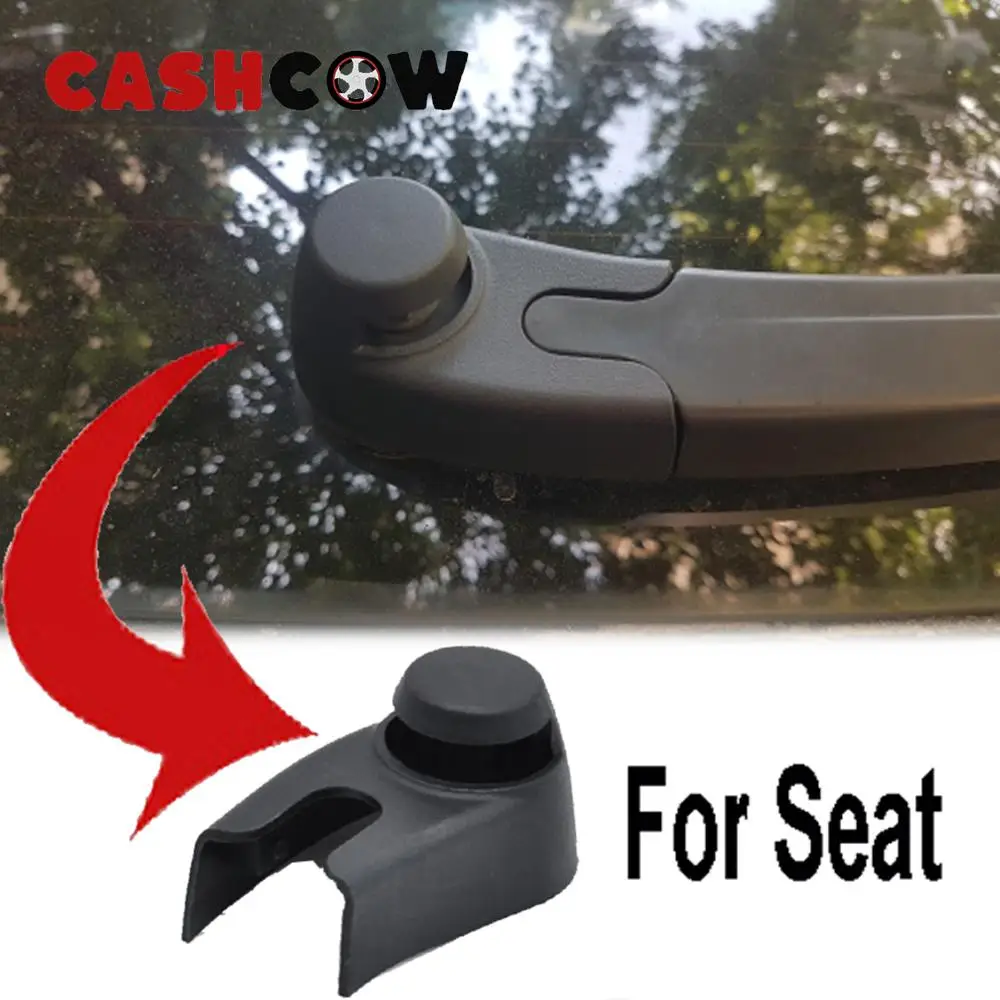 CASHCOW Rear Windscreen Wiper Washer Arm Cover Cap Nut Washer Cap For Seat Leon Ibiza Altea Toledo 2006 2007 2008 2009