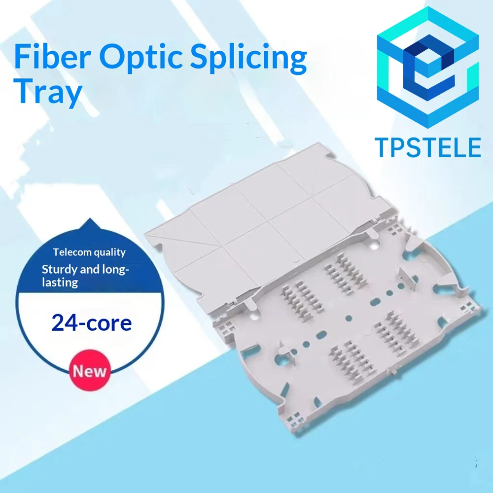 24 Core Fiber Optic Splice Tray For FBT Splice Closure Distribution Box ODF , Compatible With 40/45/60mm Protect Sleeve