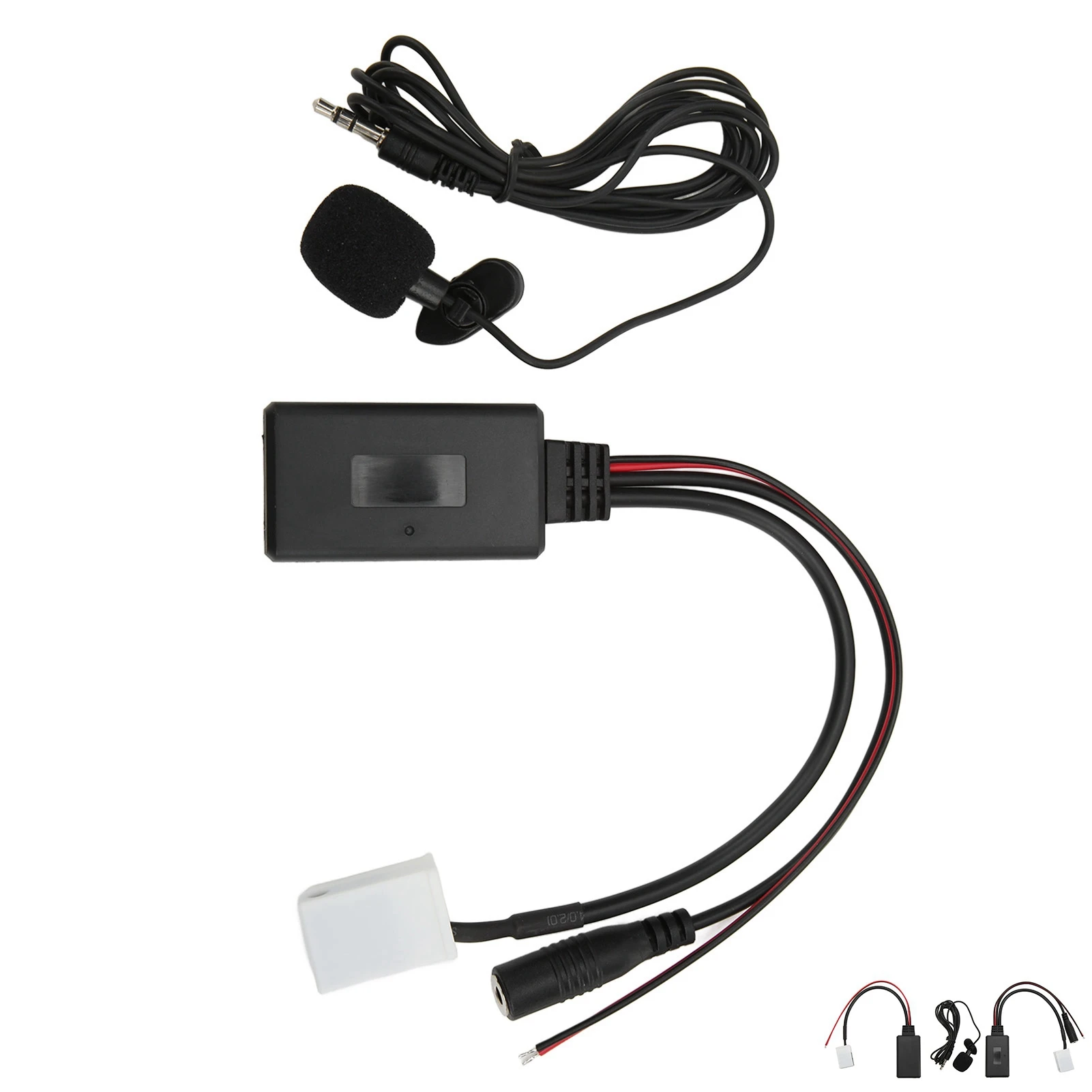 12-Pin Auto-Radio RD4 Musik-AUX-Kabeladapter für C2 C3 C4 C6 C8 Empfänger mit Bluetooth-Verbindungskabel – Detail 1