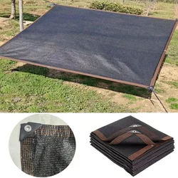 Red de sombreado HDPE resistente a los rayos UV, Red de sombreado de plantas suculentas, cubierta de piscina al aire libre, toldo de sombreado, color negro