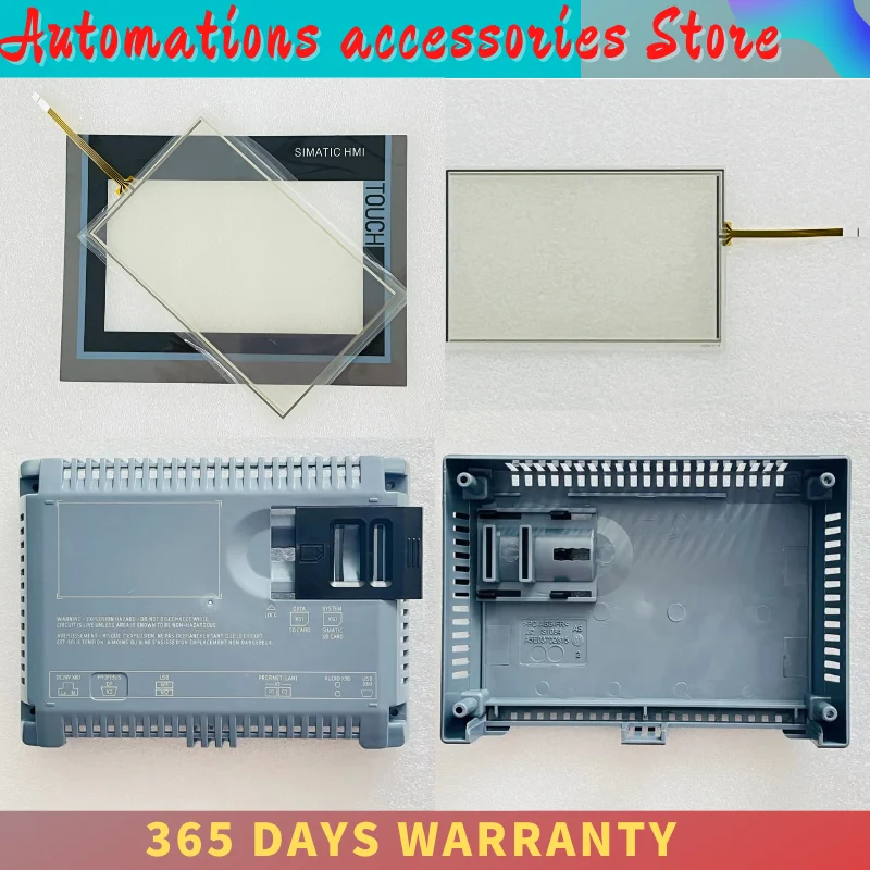 TP700 Comfort 6AV2124-0GC01-0AX0 Panel dotykowy Szkło AMT10427 z nakładką Folia ochronna Obudowa tylna Plastikowa osłona
