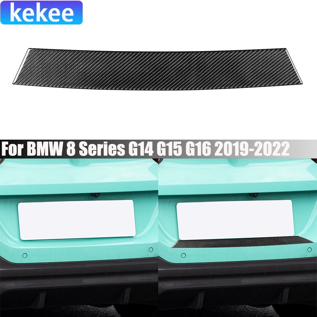 

Автомобильные аксессуары из углеродного волокна, задняя торцевая панель, модифицированная внешняя накладка, наклейка для BMW 8 серии Coupe G14 G15 G16 2019-2024