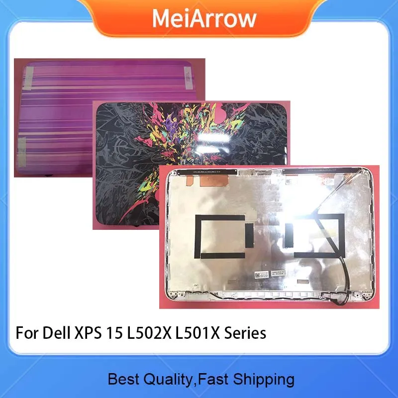 

New/Org LCD top case For Dell XPS L501x L502x LCD Back Cover 0N1YFD 0G920V with LCD Flex Cable