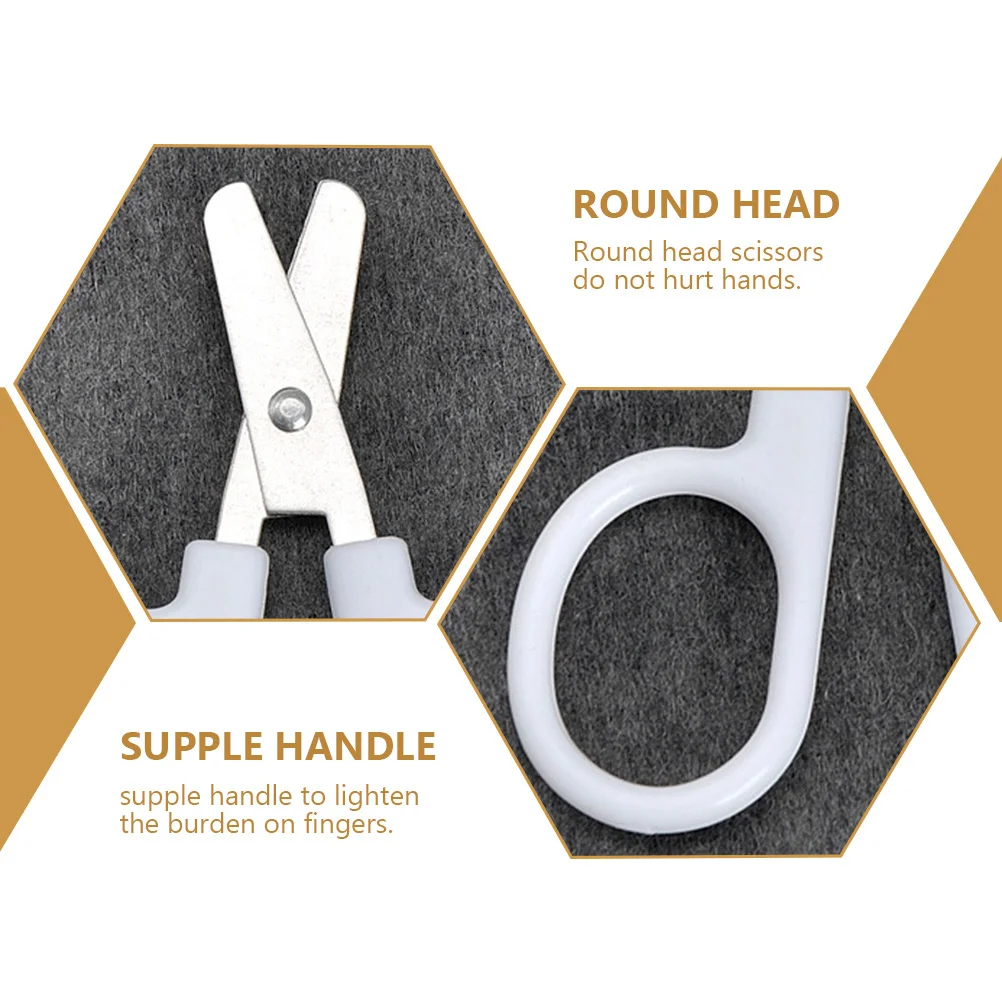 

20pcs Kids Safety Scissors Mini Cutting Tool For Diy Crafts Scrapbooking Cards Handcraft Supply Multi-Function Safety Scissors