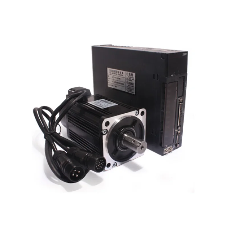 

80ST-M02430 0.75KW 220V 3A 3000RPM 2.39N.M CNC Parts servo motor with driver kit for mask machine