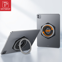Oatsbasf Metal Magnetic Tablet Holder with 360° Rotatable Ring Stand Bracket Stand Adhesive Tablet Universal for iPad Pad Tablet
