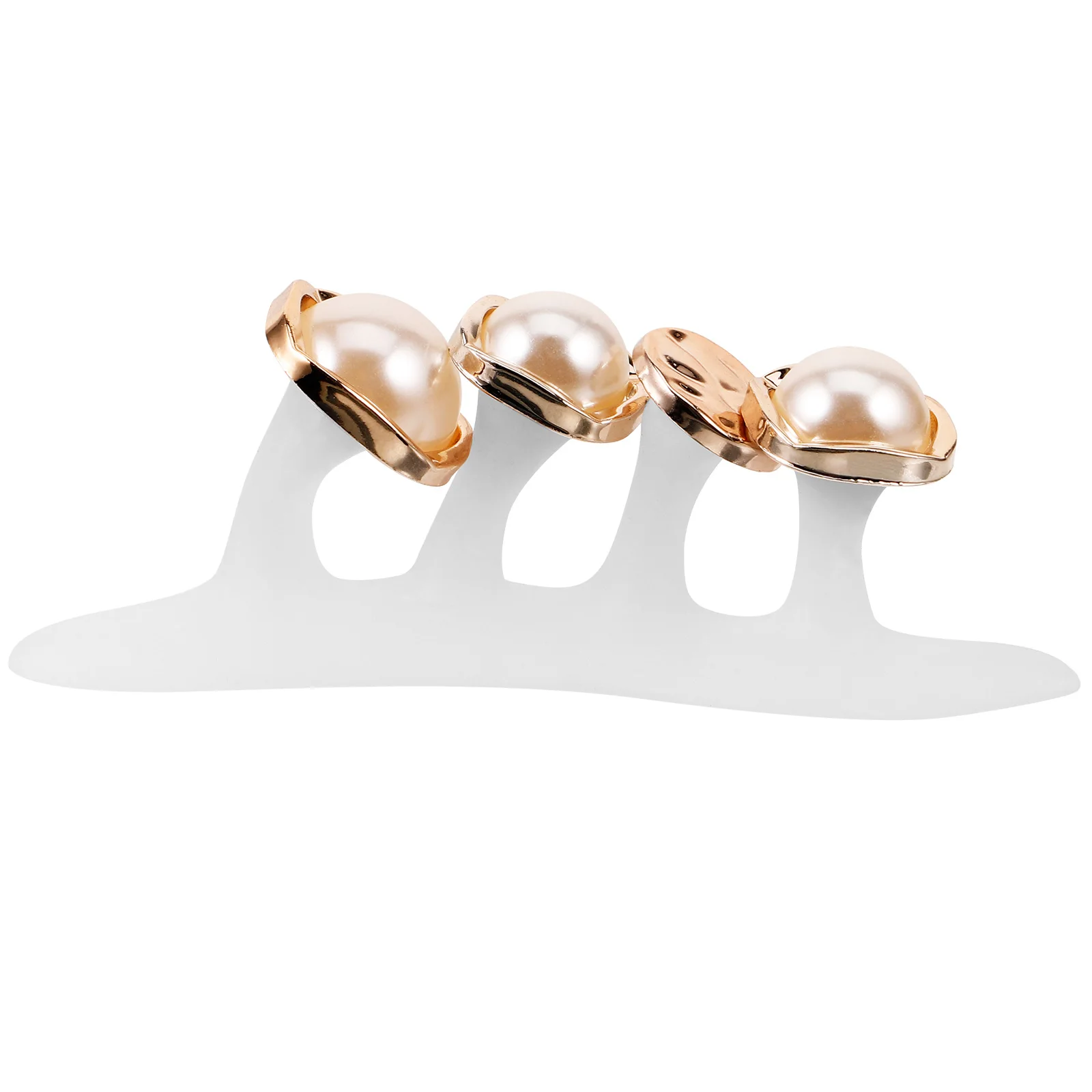 

Nail Art Toe Separator Silicone Pedicure Dividers Women'S Toe Tool Fake Soft Resin For Salon Home Use