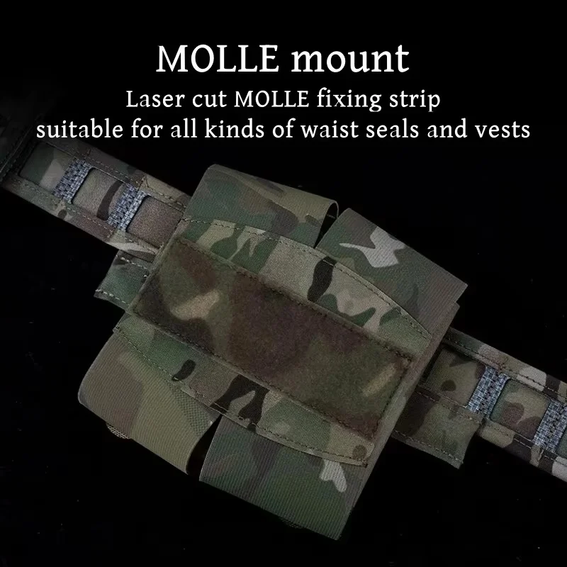 

Outdoor camping adventure storage bag, micro trauma toolkit, tourniquet, hammock, IFAK EDC MOLLE waist belt bag