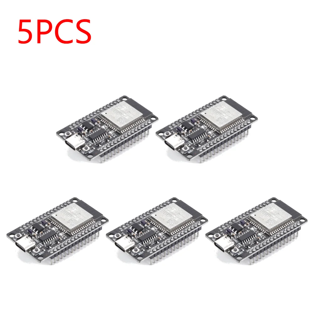 1-6PCS ESP32 Entwicklungsboard WROOM-32D Entwicklungsboard Drahtloses WiFi Bluetooth Extrem geringer Stromverbrauch für Smart Home