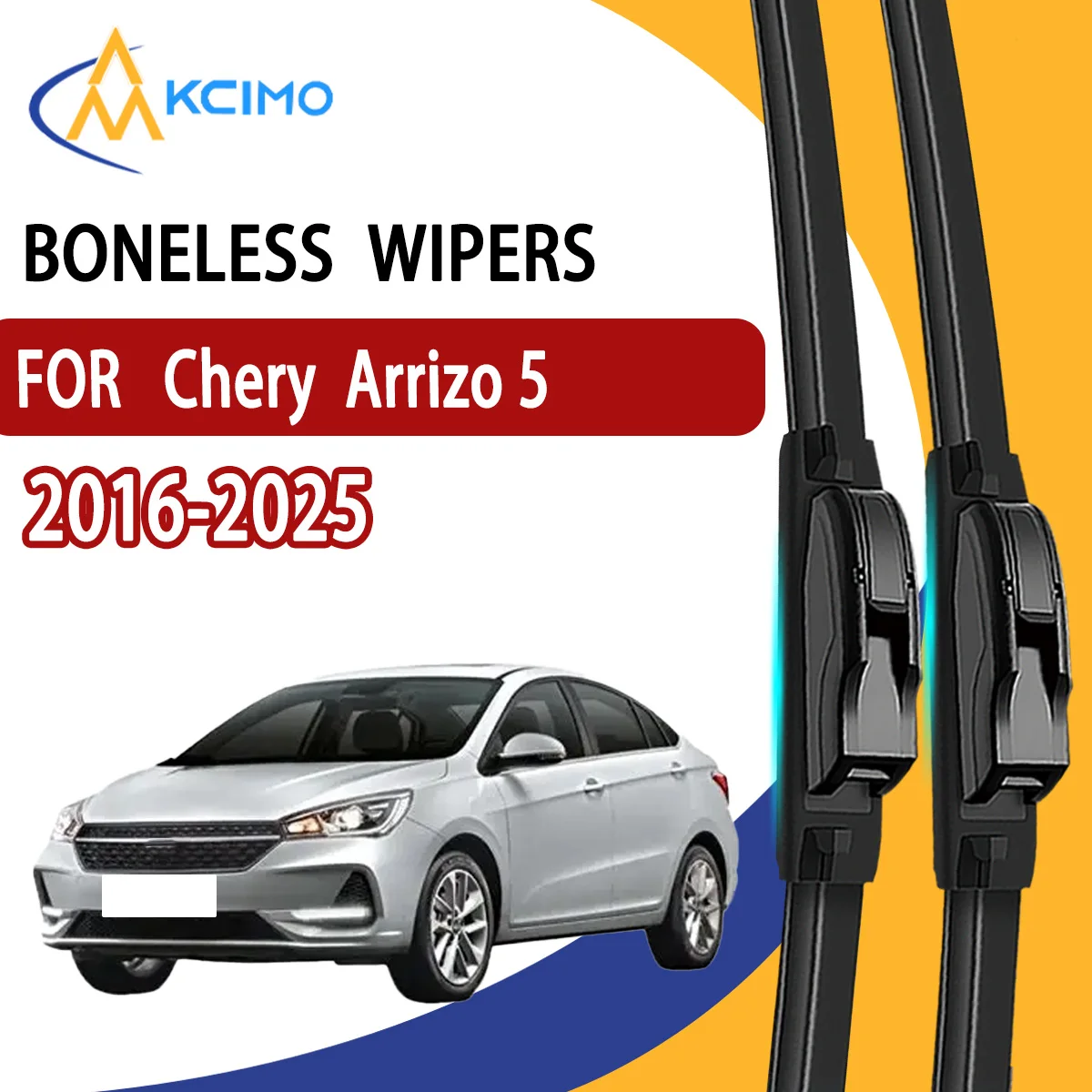 

2Pcs Front Windshield Wiper Blades For Chery Arrizo 5 2016-2025 Windscreen Window Car Accessories
