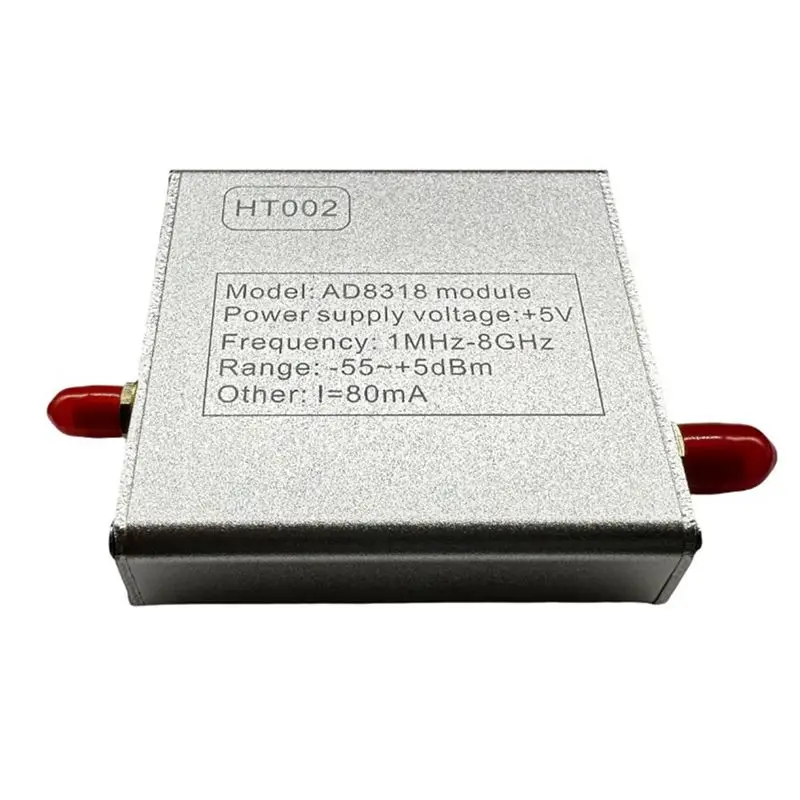 

A67P-AD8318 Module RF Power Meter Logarithmic Control Module 1Mhz-8000Mhz Power Detection Module Sensor