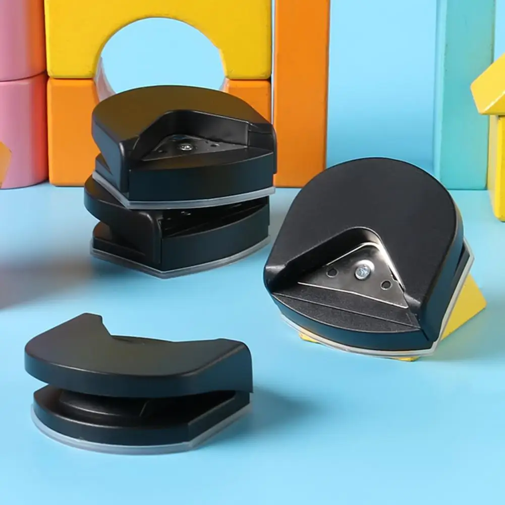 Lightweight  Small Round Corner Punch DIY Tool ABS Paper Trimmer Labor-saving   for School