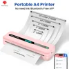 Phomemo-Impresora térmica portátil M832 para viaje, dispositivo de impresión móvil sin tinta de 300DPI, Compatible con Android e iOS 1