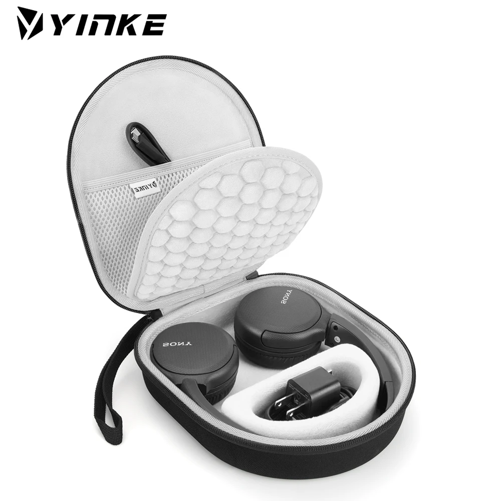 

Yinke Hard Case for Sony WH-CH510/JBL Tune 500BT/510BT Headphone Travel Protective Cover Portable Storage Bag Carrying Case