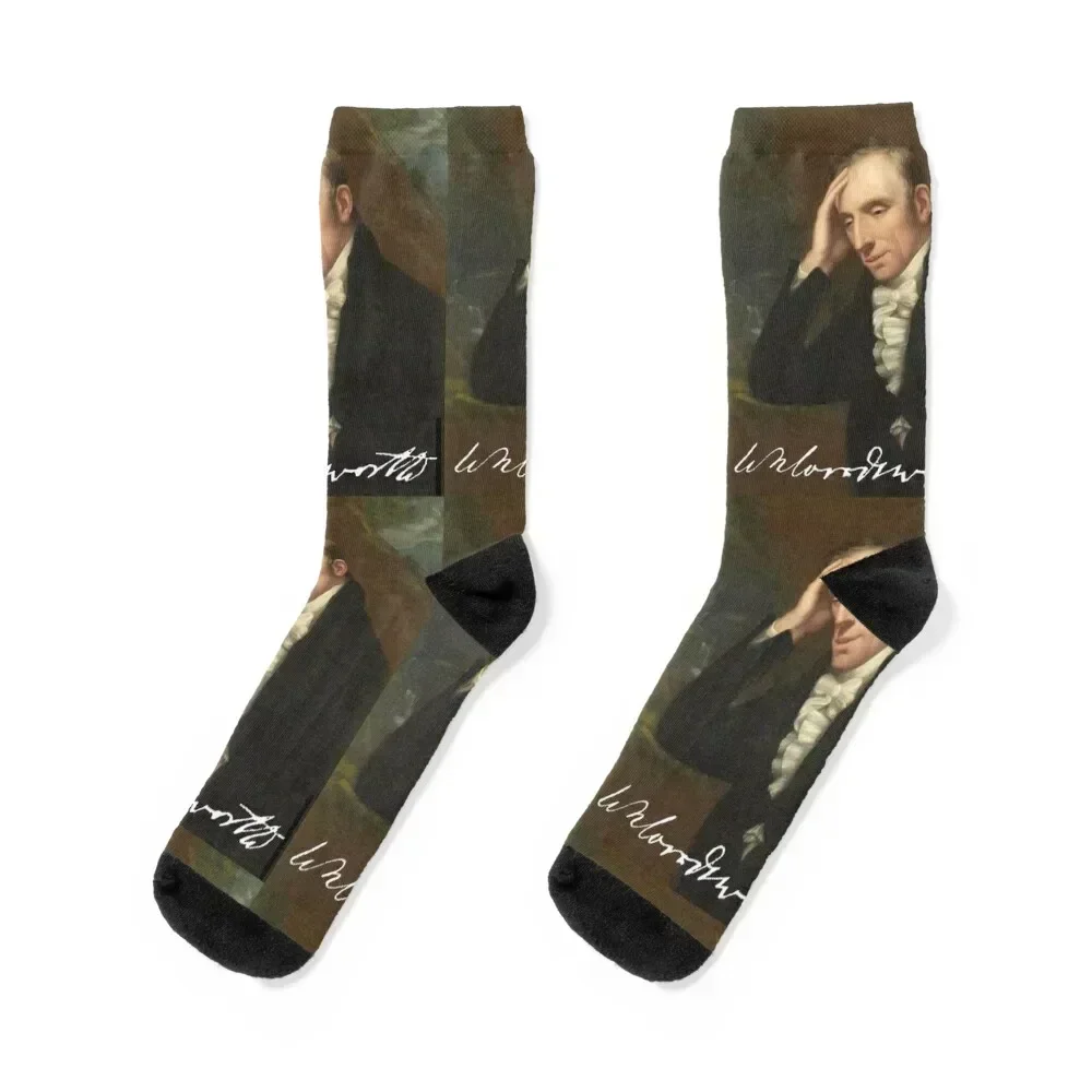 

William Wordsworth - Romantic poet Socks winter hiphop compression Socks Male Women's