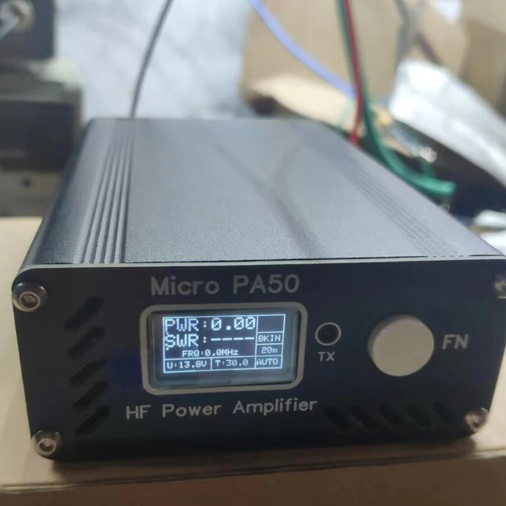 마이크로형 지능형 단파 HF 전력 증폭기, 전력, SWR 계량기, 자동 LPF 필터 포함, PA50, 50W, 3.5MHz-28.5MHz