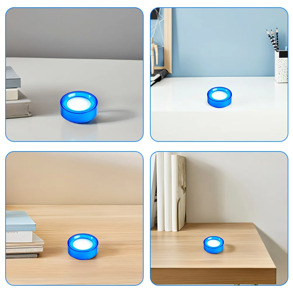 Humidificateur de doigts pour caissier, éponge humide, tasse ronde pour compter l'argent, fournitures de banque de bureau, tri rapide, 4 pièces