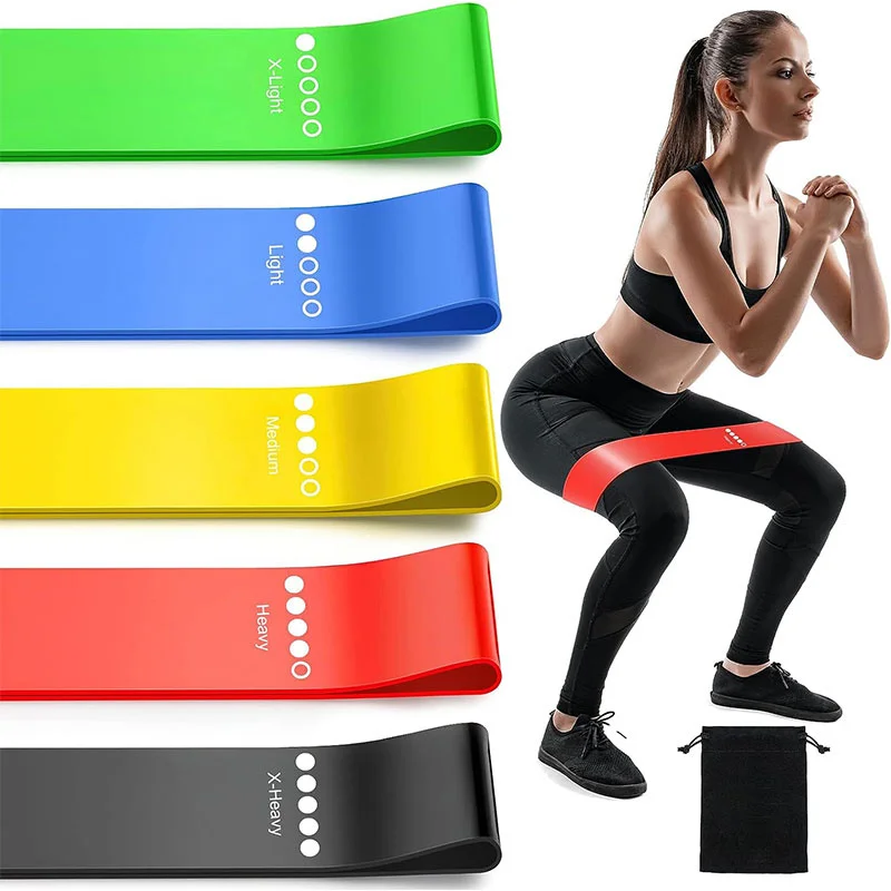 Resistance Band Exercise Workout Bands For Women And Men Stretch Bands For Booty Legs Pilates Flexbands