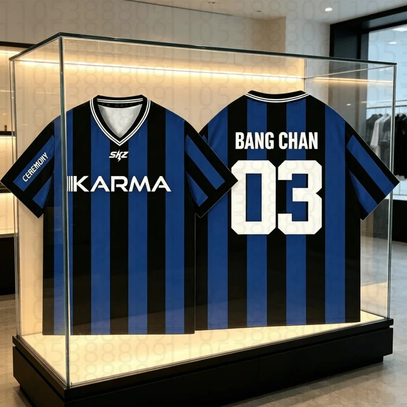 

2026 Kpop Stay Karma Album Fan T-shirt Street Wear Loose Sport Short Sleeve Beach T-shirt Family Matching Top - Parent Child