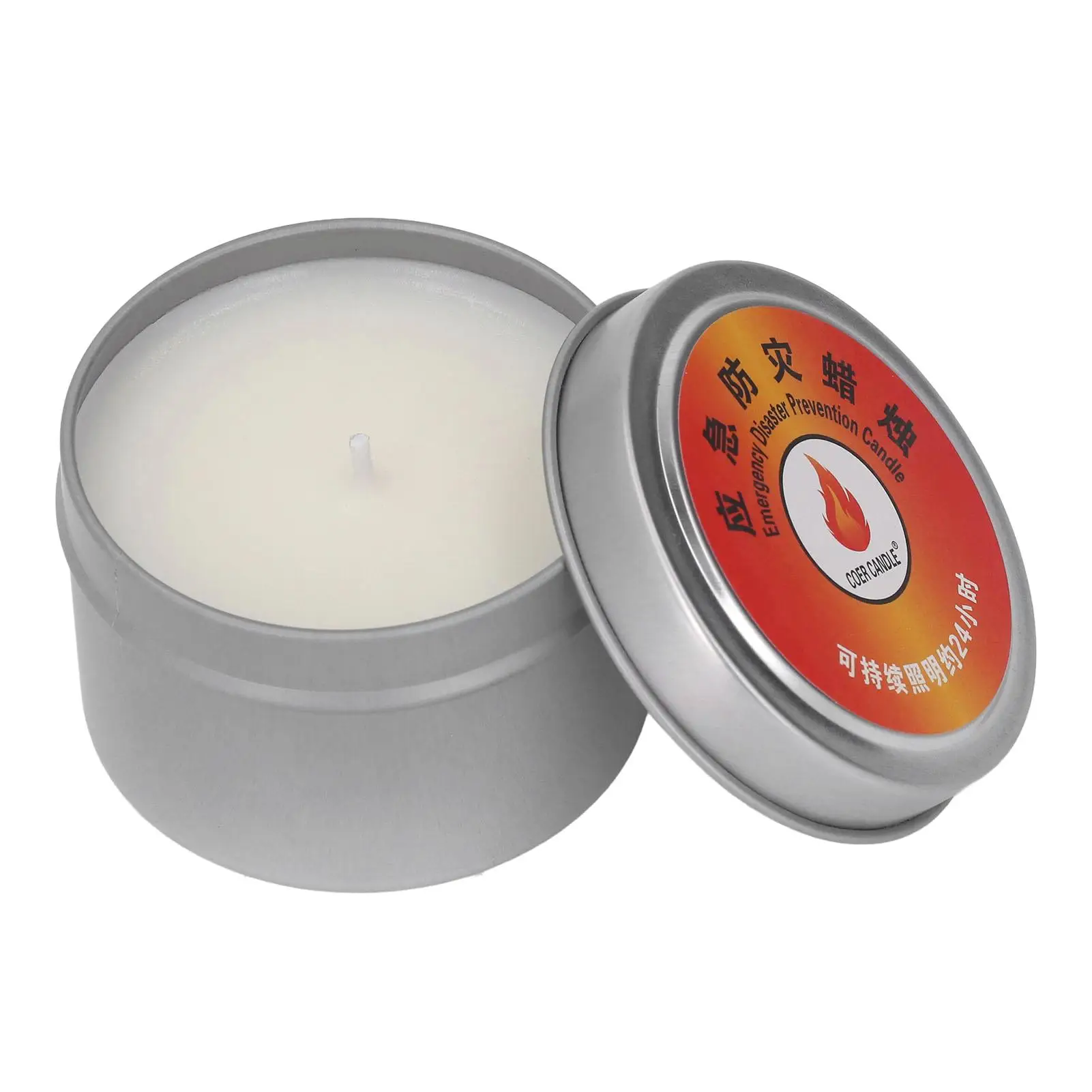 24 Hour Windproof Waterproof Outdoor Survival Candle - Bright Smokeless Camping Candle for home & Wilderness