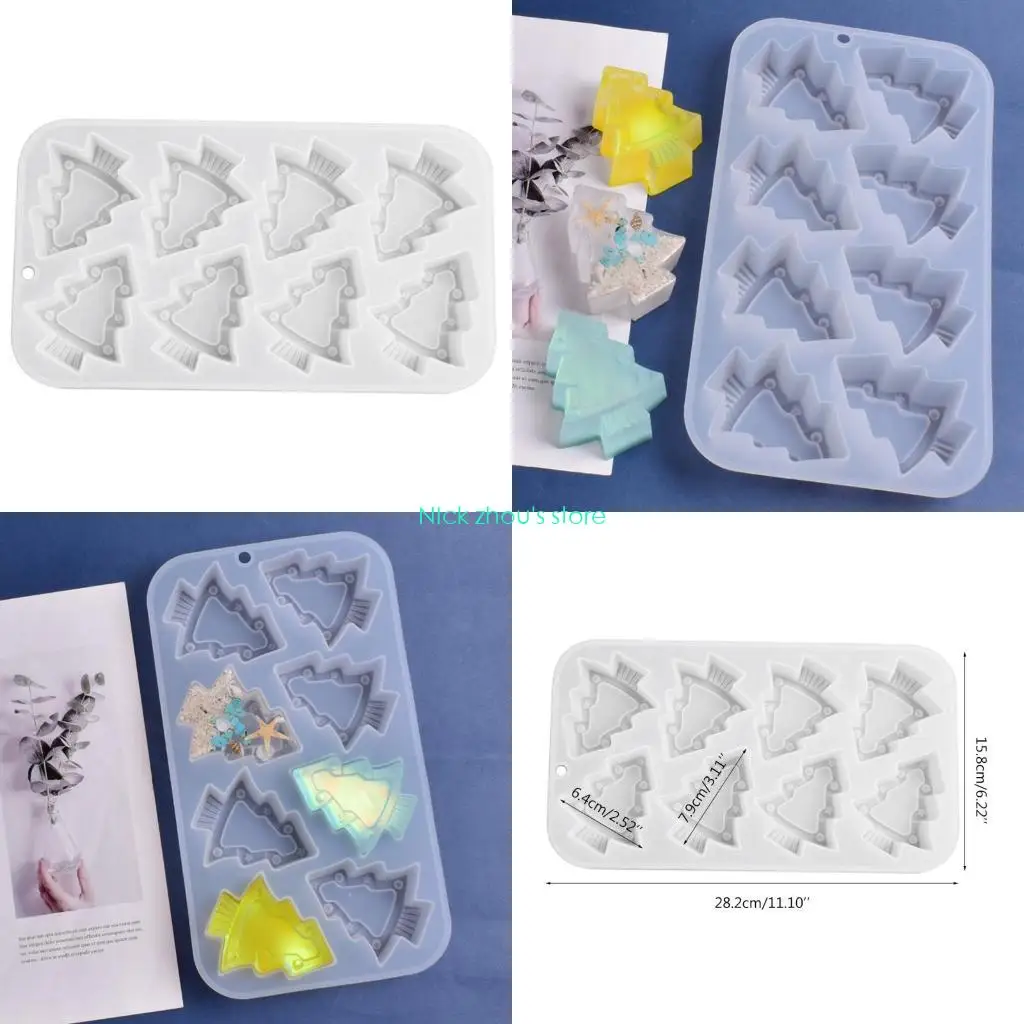 

E15E Креативные формы для рождественской елки, муссовый торт ручной работы, силиконовый, без бисфенола-А, DIY