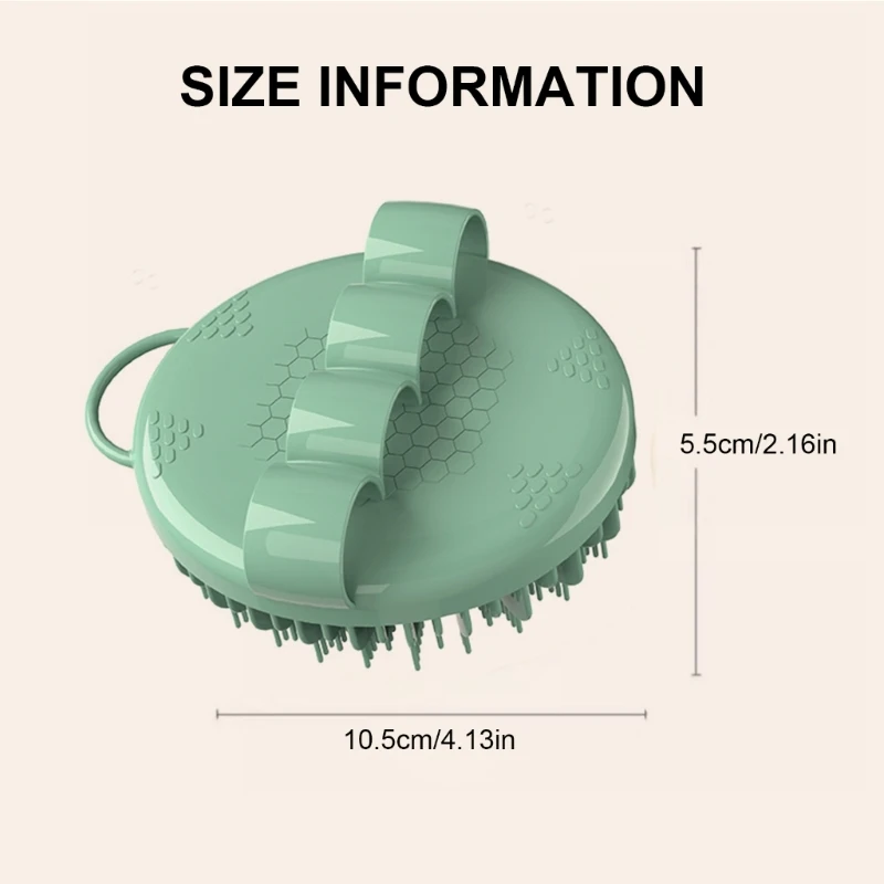 ซิลิโคน Body Scrubber Exfoliate Scrubber แปรงนวดแปรงอาบน้ำสำหรับ Home