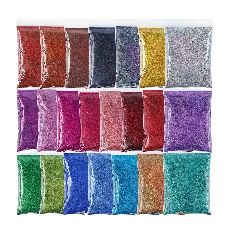 Holographisches, ultrafeines Nagelglitzerpulver, 50 g/Beutel, DIY-Handwerk, Oberflächendekoration für Handyhülle, Silikonformen, Schmuckherstellung