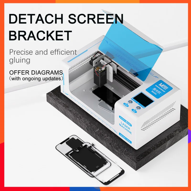 

MAANT Xmini Laser Machine High-Precision Tool for Removing Screen Bracket and Back Cover Glass of Phones Safe Transparent Cover