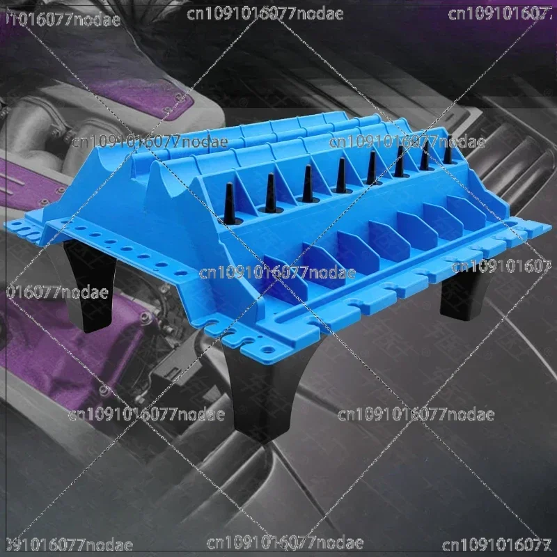 

Automobile Engine Parts Placement Tool Engine Cylinder Head Assembly Organizer Valve Standing Rack