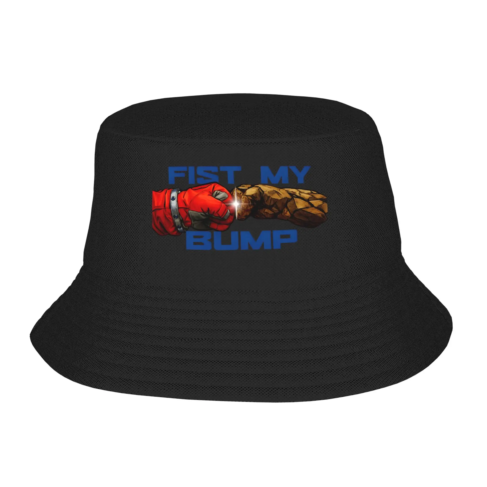 Unisex Bucket Hats Fist My Bump Space Project Hail Mary Vocation Getaway Headwear Hiking Fishing Hat  Session Hats Gift