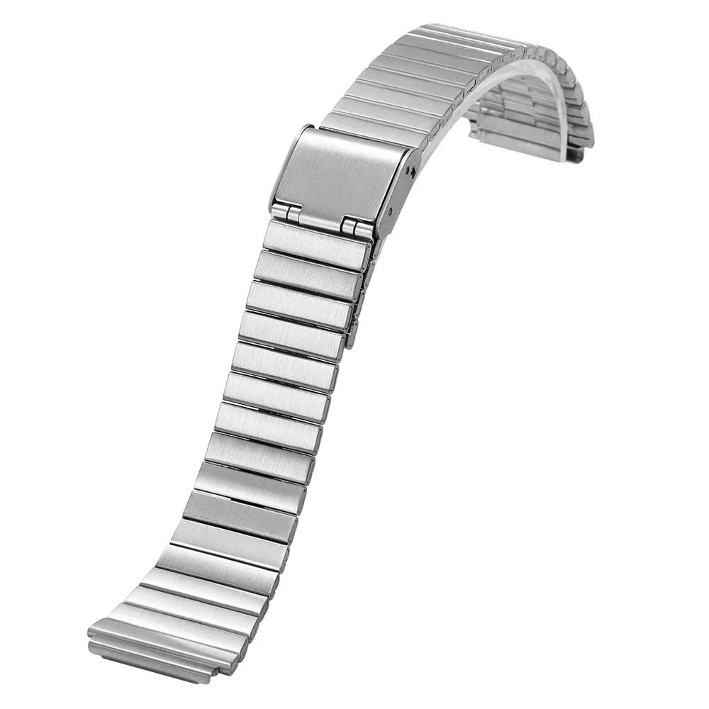 Vintage-Uhrenarmband aus Metall für Casio SGW400 F91W F84 F105/108/A158/168 AE1200/1300, hochwertiges 18-mm-Edelstahl-Armband