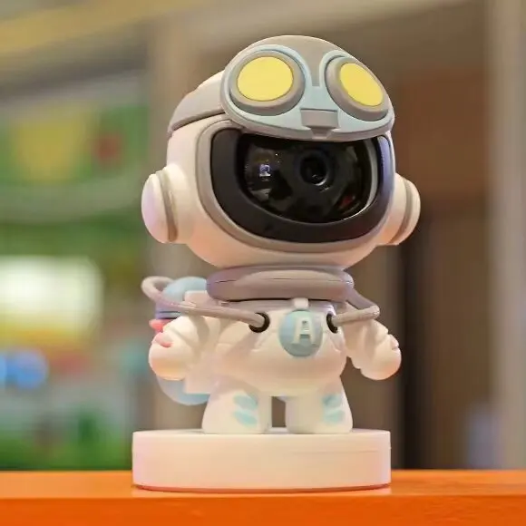 Caméra de surveillance robot PTZ IP WiFi HD 2MP/1080p (Yoosee), dispositif de sécurité sans fil, avec IA, moniteur pour la maison, cadeau d'Halloween et de Noël, nouveauté