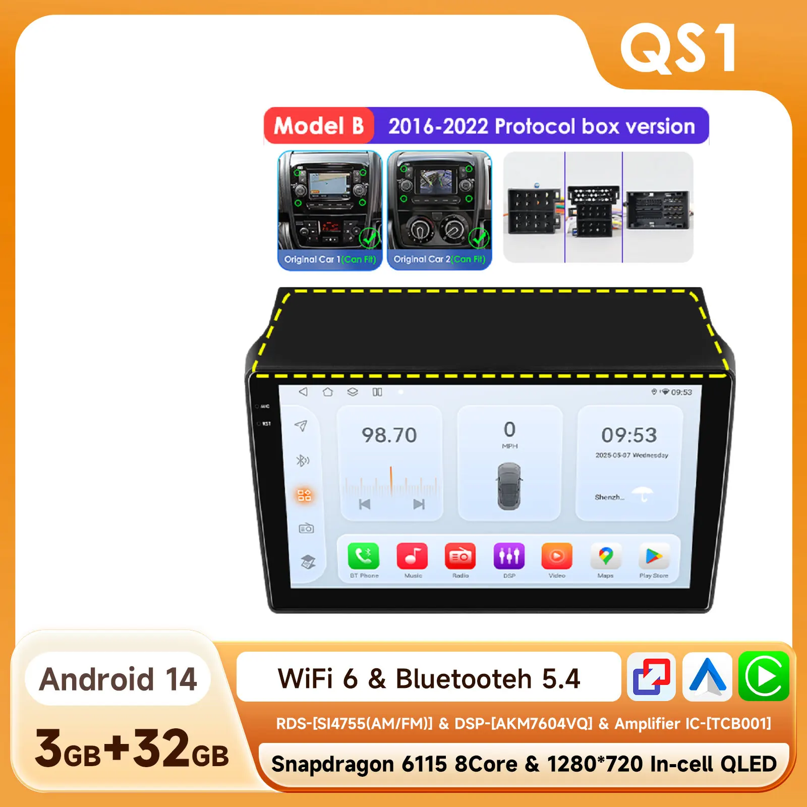 Qualcomm 8 Core 360 ° Camera CarPlay Android Auto 2 Din Autoradio Voor Fiat Ducato 3 Citroen Jumper 2 Voor Peugeot Boxer 2 2016-2020