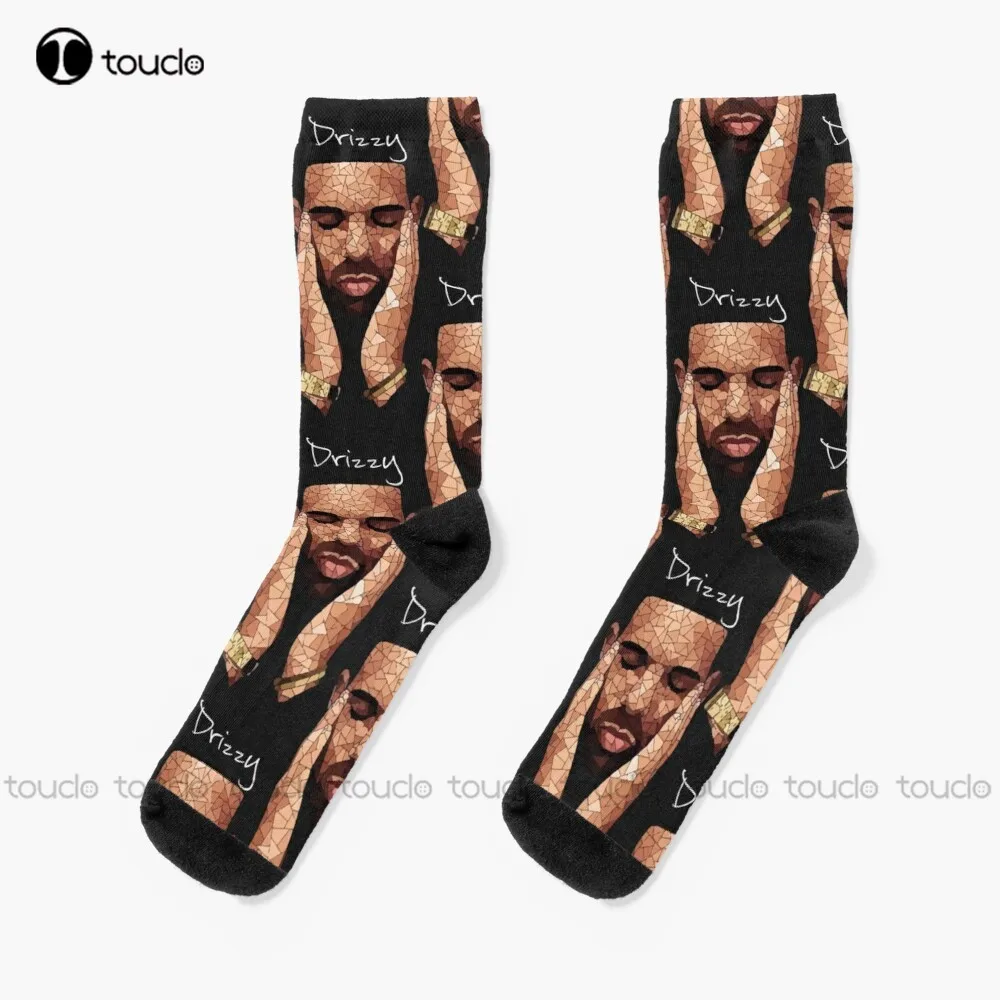 

Drke Drizzy Rapper Moasiac Socks Mens Socks Size Christmas Gift Unisex Adult Teen Youth Socks Custom 360° Digital Print