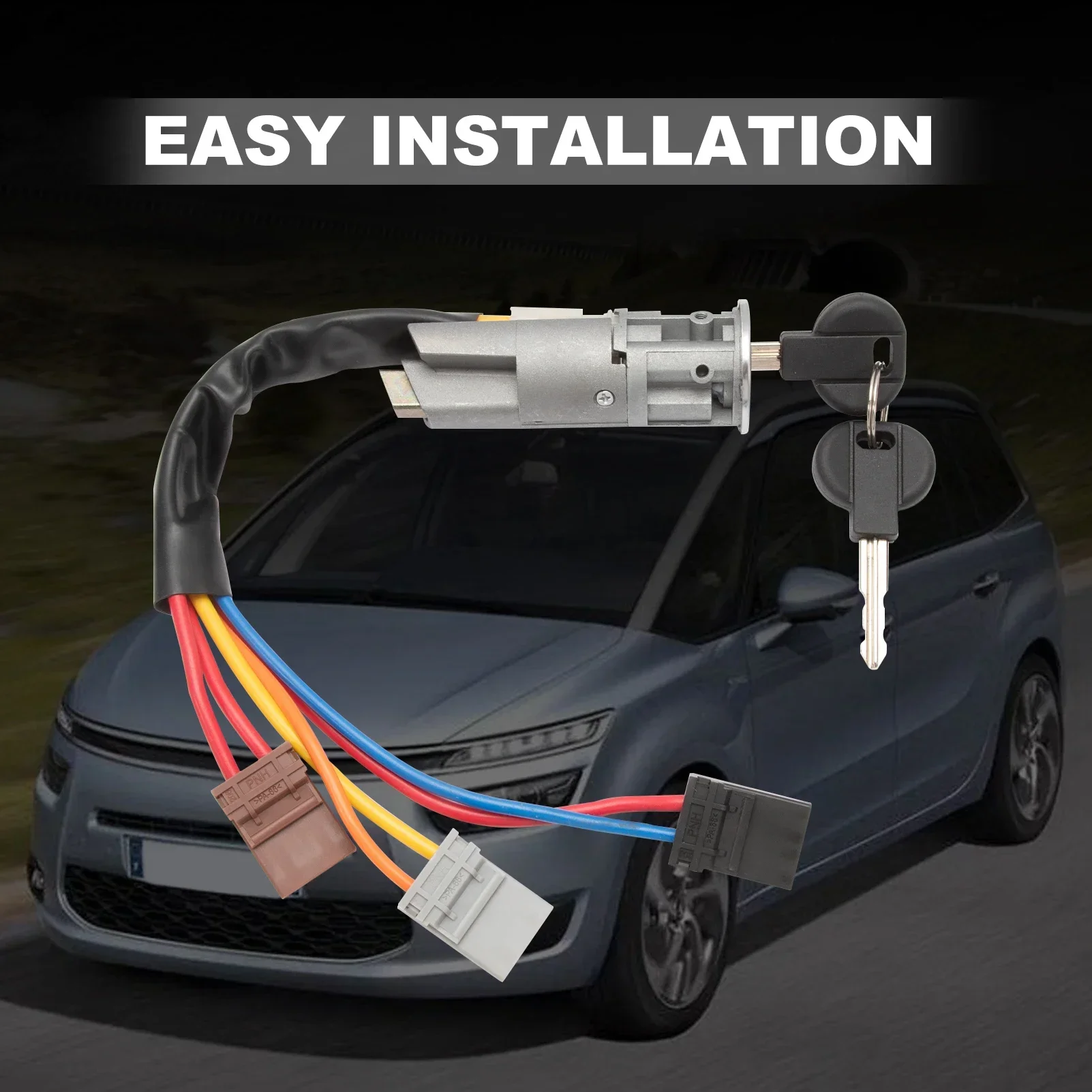 

4162L9 Lock Set Ignition Switch Kit 4162F4 4162S1 4162-S1 For Citroen Jumpy Peugeot Expert Fiat Scudo Door Lock Barrels